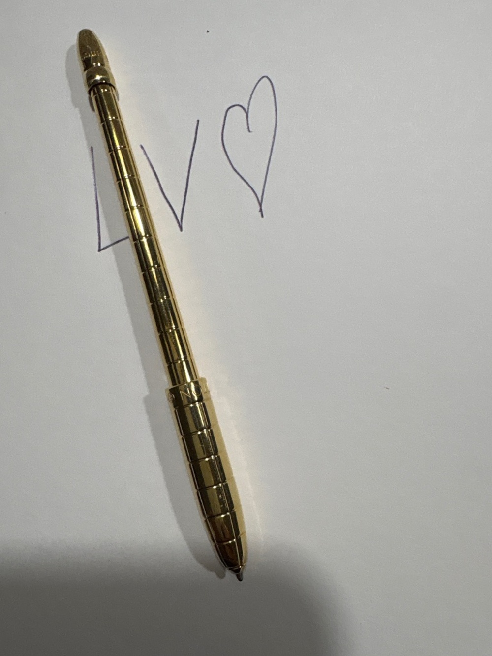 Louis Vuitton Gold pen